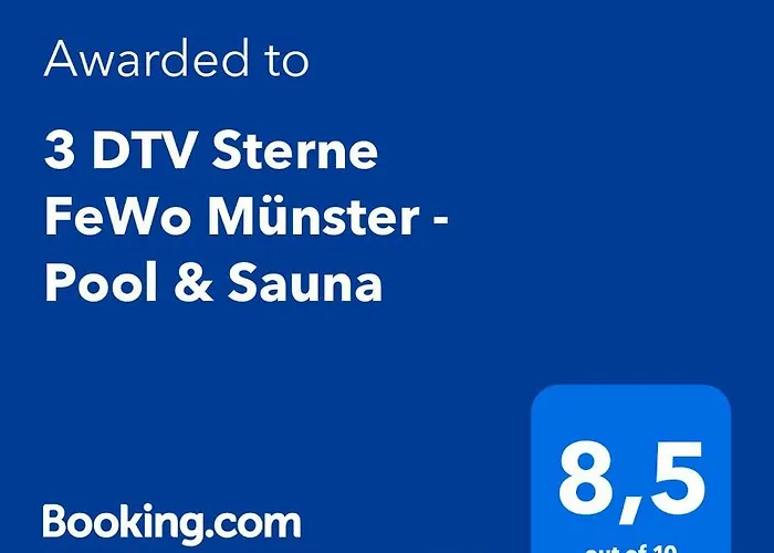3 Echte Dtv Sterne Muenster Mit Saunen, Schwimmbad, Wlan & Netflix! * 巴特哈尔茨堡
